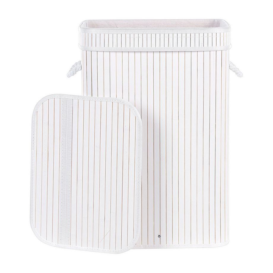 Beliani Aufbewahrungskorb aus Bambusholz Boho KALUTARA  