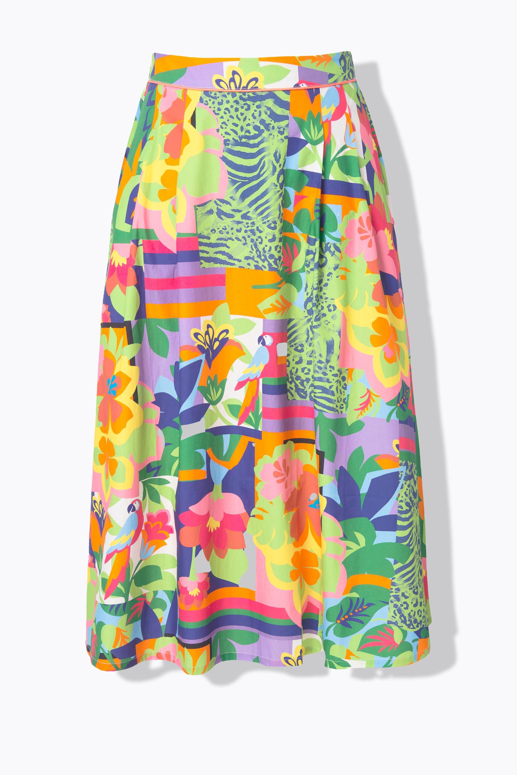 Ulla Popken Rock Patchdruck Komfortbund  