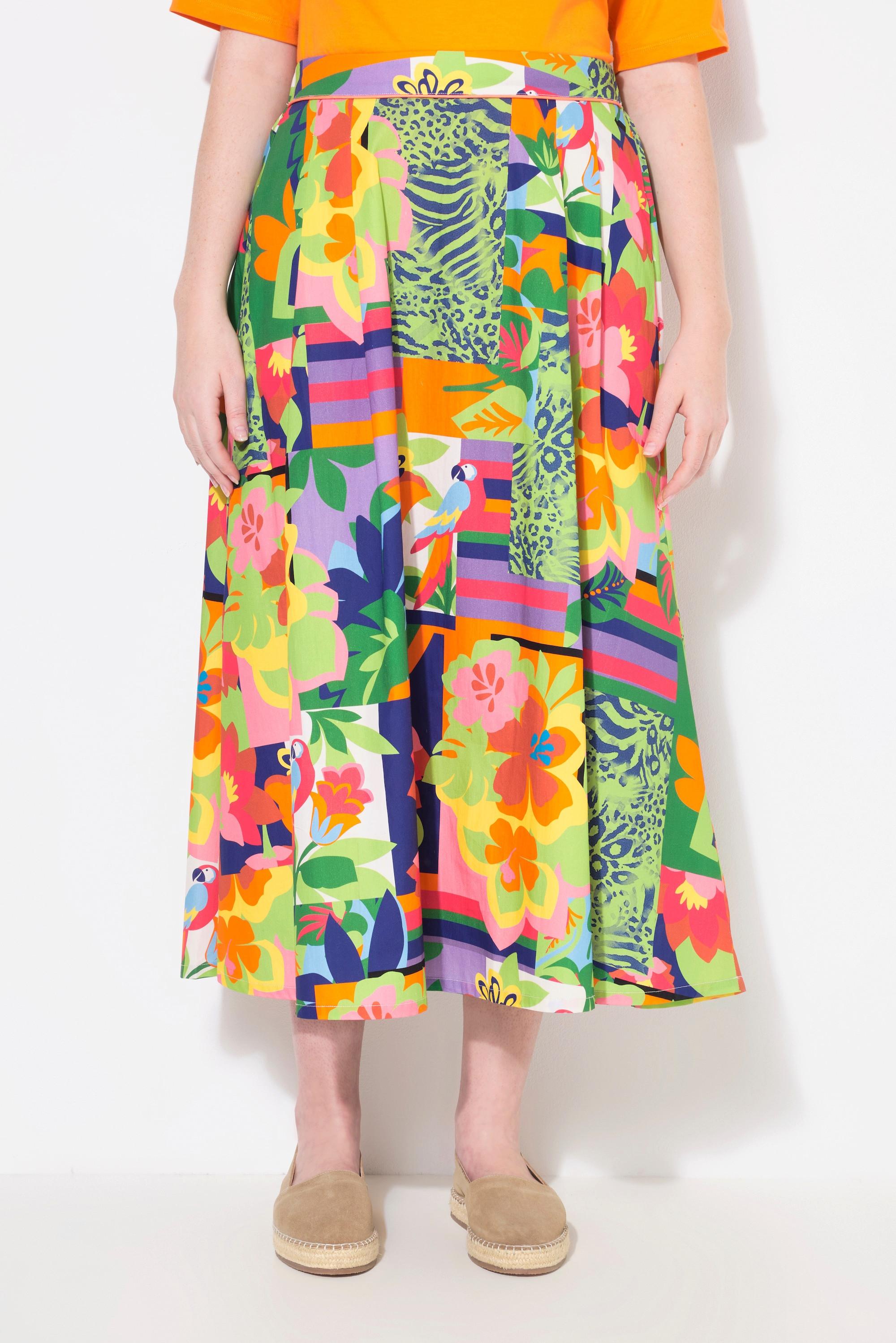 Ulla Popken Rock Patchdruck Komfortbund  