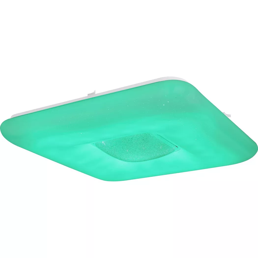 mutoni – Deckenleuchte Trystan Metall weiss 1xRGBW LED, One Size, Multicolor