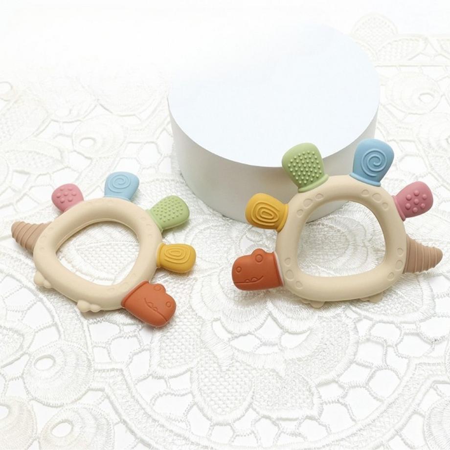 Misiu  Silikon Beissring Spielring Dino 