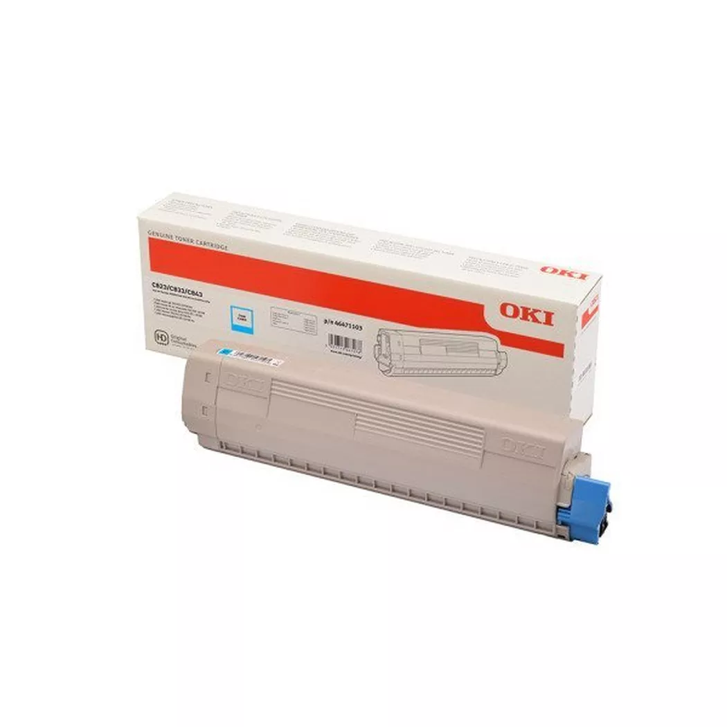 OKI – Toner cyan 46471103 C823/C833/C843 7000 Seiten, One Size