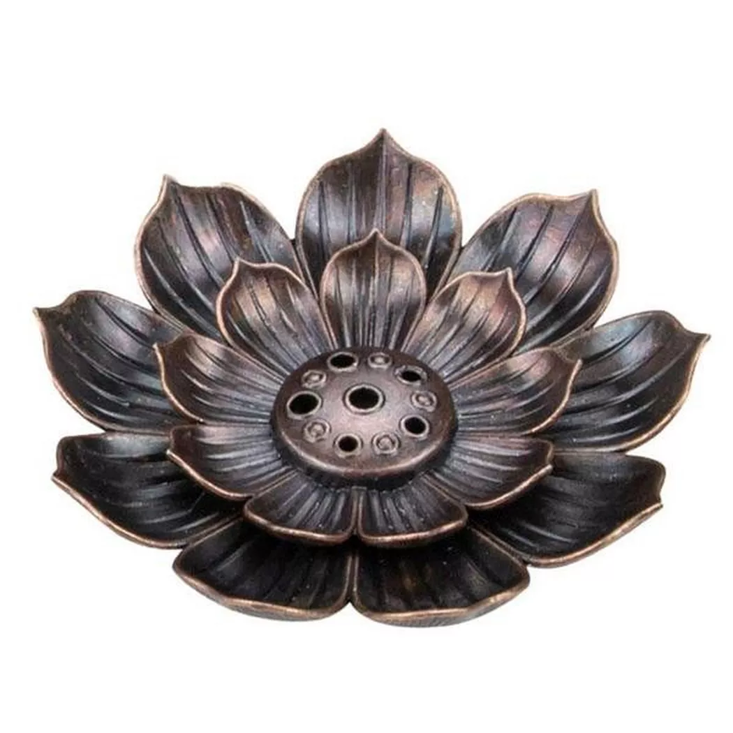 Northio - Räucherstäbchenhalter, Lotus Bronze, One Size