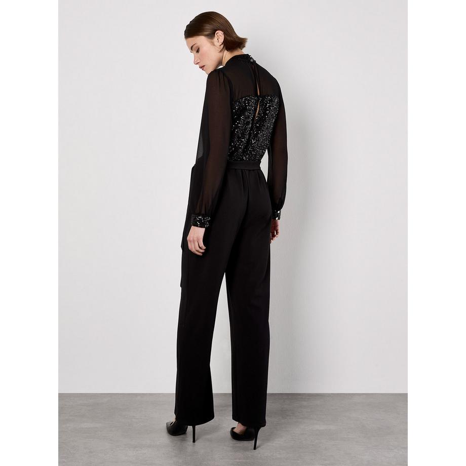 APRICOT Jumpsuit mit Paillettenverzierung  