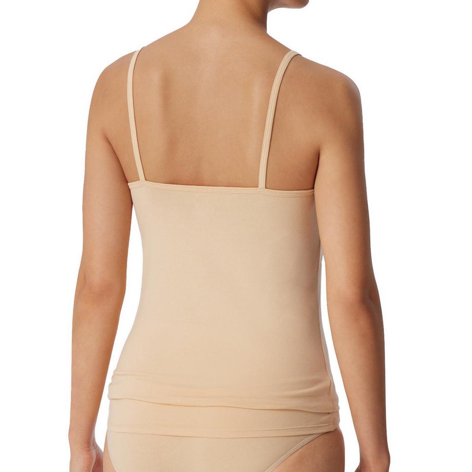 Uncover by Schiesser Lot de 6 tops à bretelles spaghetti en coton  