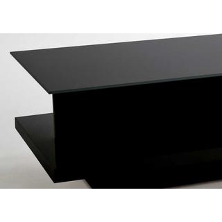 mutoni Table basse 120x60x36cm avec tiroir noir  