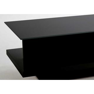 mutoni Table basse 120x60x36cm avec tiroir noir  