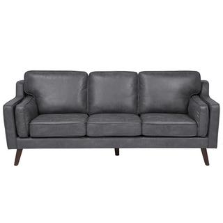 Beliani 3 Sitzer Sofa aus Kunstleder Industriell LOKKA  