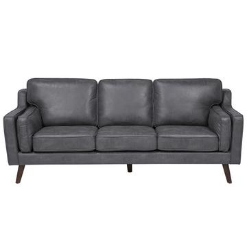 3 Sitzer Sofa aus Kunstleder Industriell LOKKA