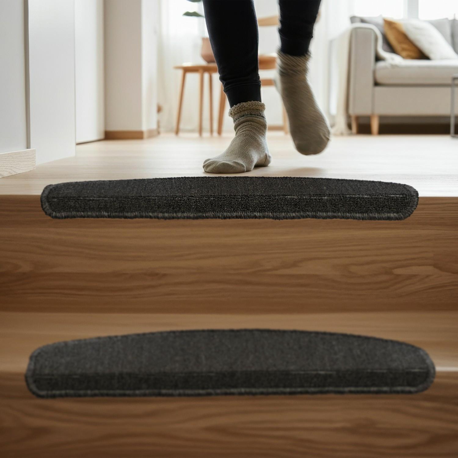 Northix Abgerundete Treppenstufen, 15er-Set  