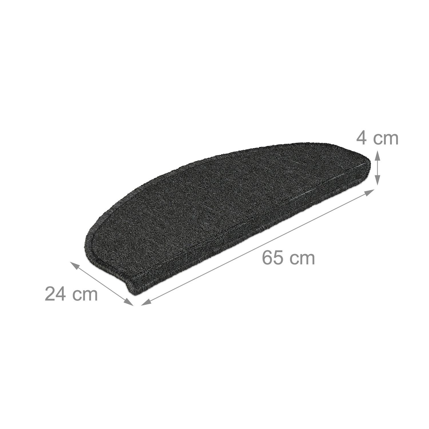 Northix Abgerundete Treppenstufen, 15er-Set  