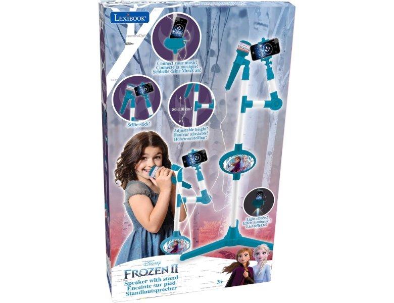 Lexibook  Disney Frozen Mikrofon mit leuchtendem Ständer 