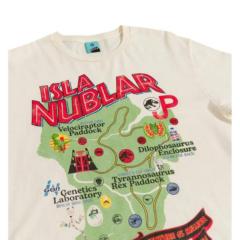 Jurassic Park Isla Nublar Karte T-Shirt  