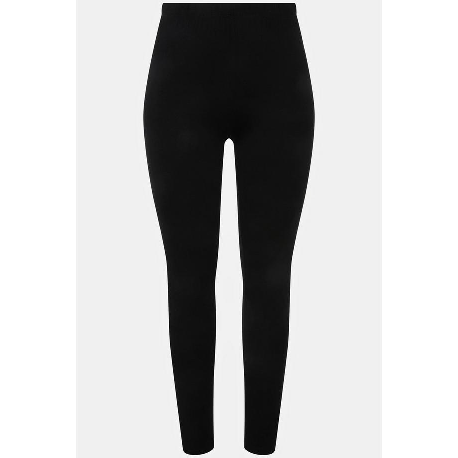 Ulla Popken Leggings Wadenlang Schmales Bein Elastikbund  