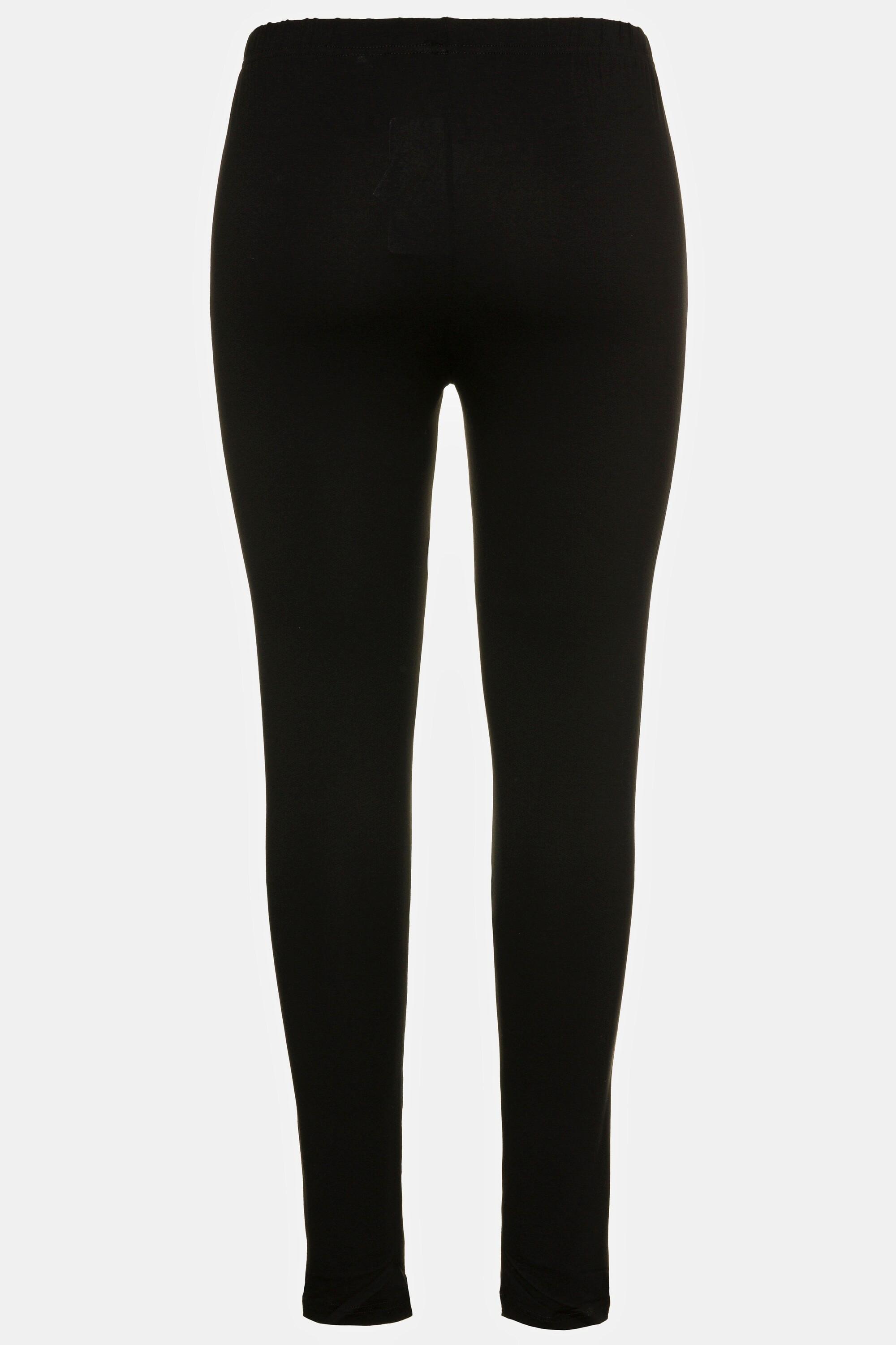 Ulla Popken  Leggings dal taglio aderente lunghi fino al polpaccio con cintura elastica 