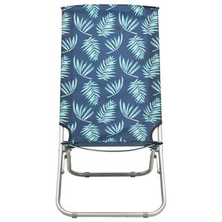 VidaXL Chaise de plage tissu  