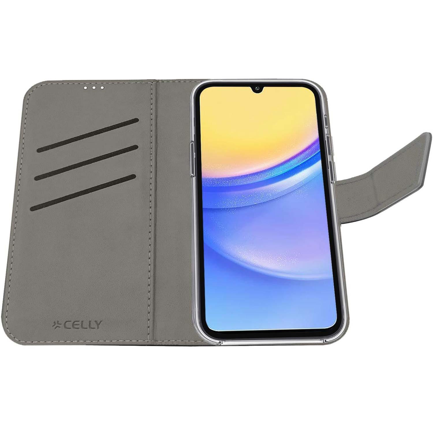 Celly  Wally Wallet Case Galaxy A15 4G / A15 5G Schwarz 