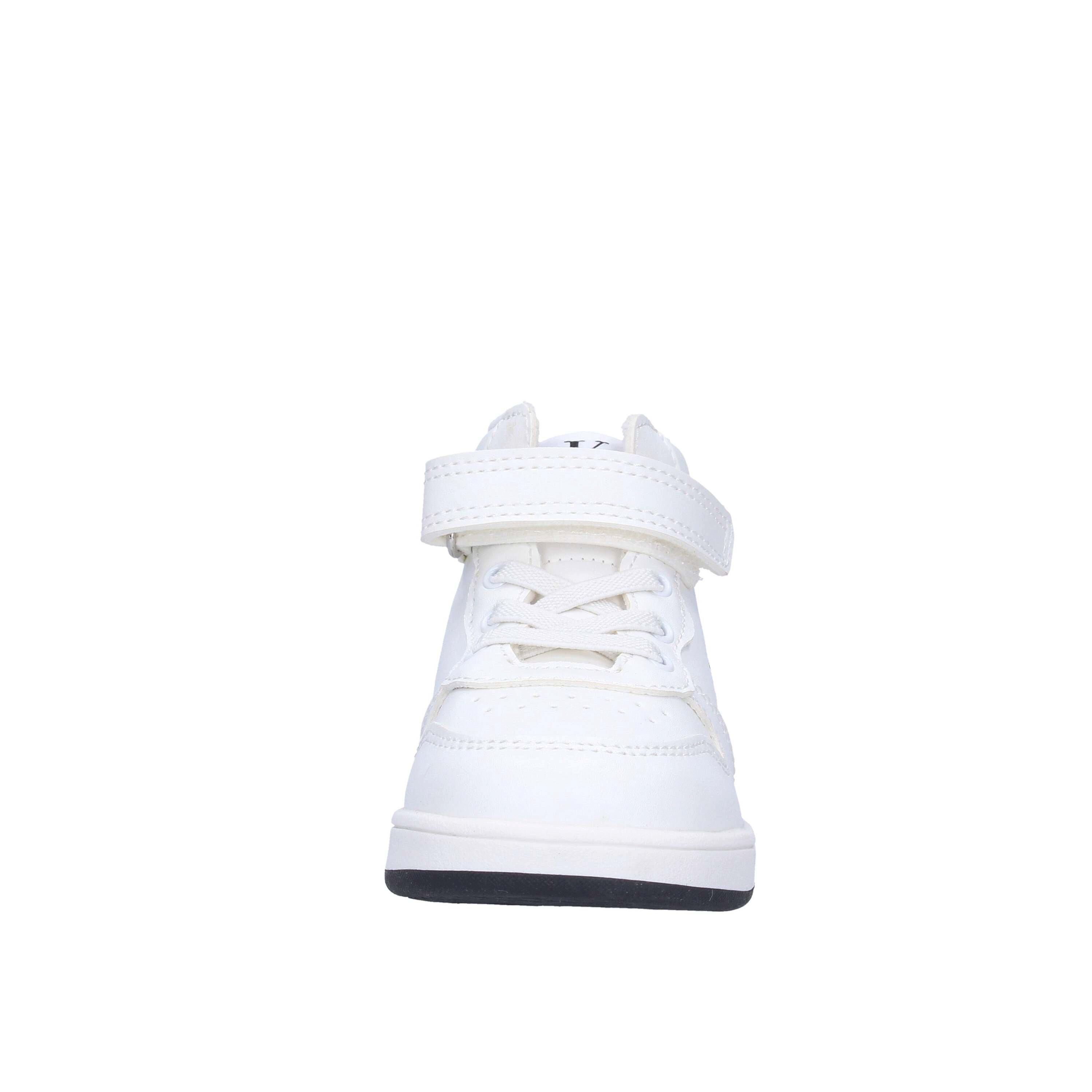 Calvin Klein  sneakers alte con lacci e strappi per bambini white/black 