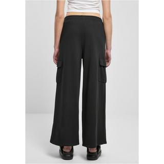 URBAN CLASSICS Terry High Waist Wide Leg Cargo Hose  