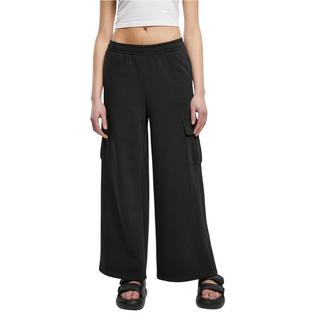 URBAN CLASSICS Terry High Waist Wide Leg Cargo Hose  