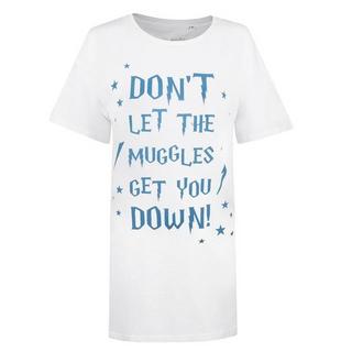 HARRY-POTTER  Chemise de nuit DO NOT LET THE MUGGLES GET YOU DOWN 