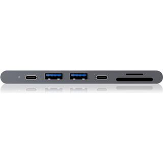 ICY Box  Dual USB Type-C Notebook Docking Station per MacBook Pro 