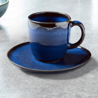 like. by Villeroy & Boch Sous-tasse à café 6 pièces Lave bleu  