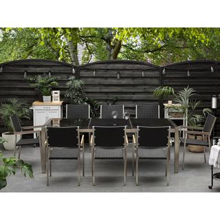 Beliani Set da pranzo per 8 persone en Granito Industriale GROSSETO  