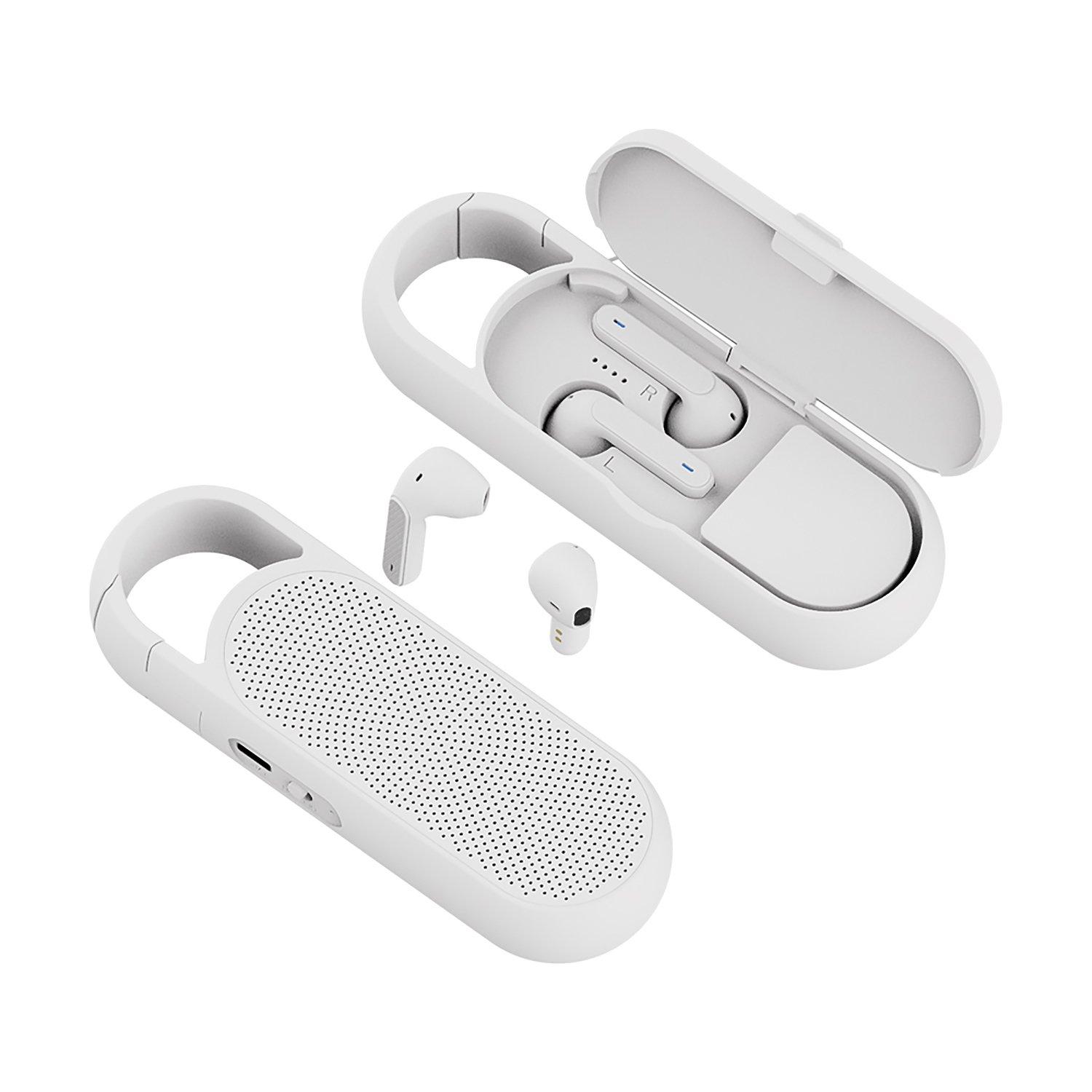 4smarts  4smarts Eara Twin Casque True Wireless Stereo (TWS) Ecouteurs Appels/Musique Bluetooth Blanc 