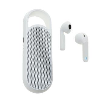 4smarts Eara Twin Casque True Wireless Stereo (TWS) Ecouteurs Appels/Musique Bluetooth Blanc