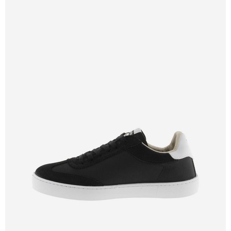 Victoria Berlin Cuir Fendu Nylon Baskets Baskets monochromes en berlin cuir fendu et nylon 