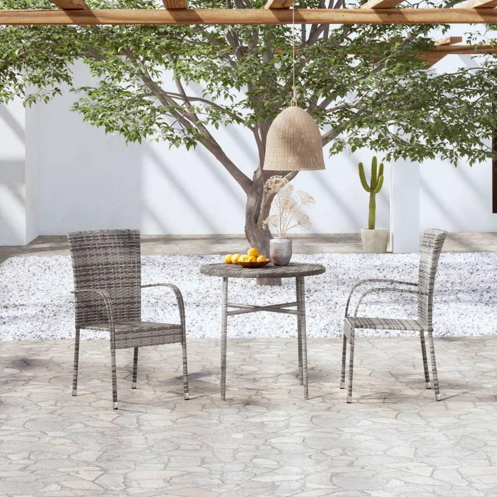 VidaXL Garten essgruppe poly-rattan  