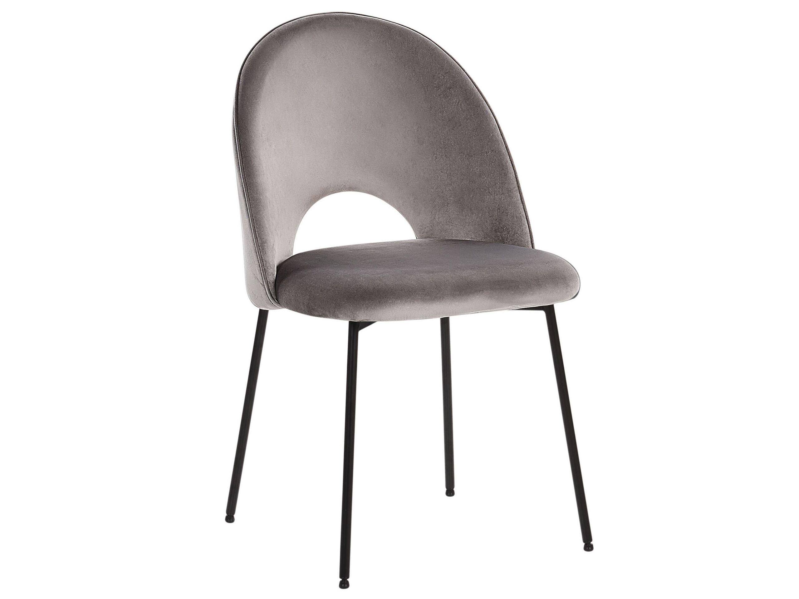 Beliani Chaise de salle à manger en Velours Glamour COVELO  