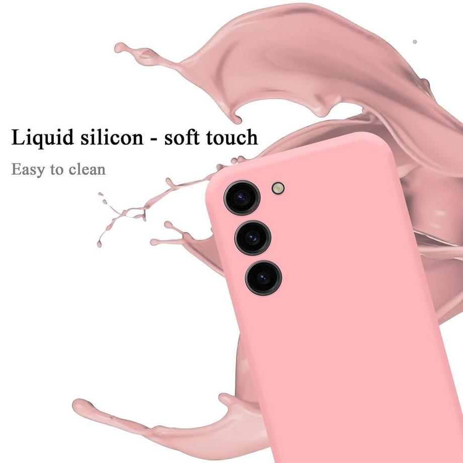 Cadorabo  Hülle für Samsung Galaxy S23 PLUS in LIQUID PINK - Schutzhülle aus flexiblem TPU Silikon 