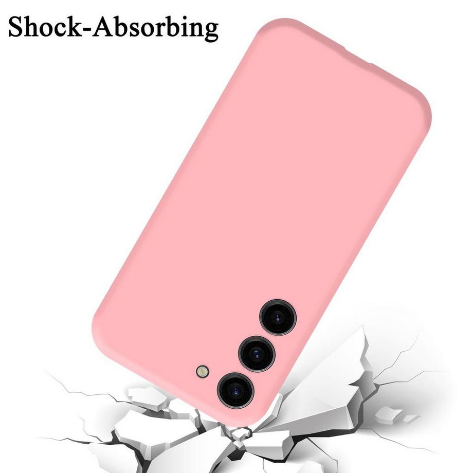 Cadorabo  Hülle für Samsung Galaxy S23 PLUS in LIQUID PINK - Schutzhülle aus flexiblem TPU Silikon 