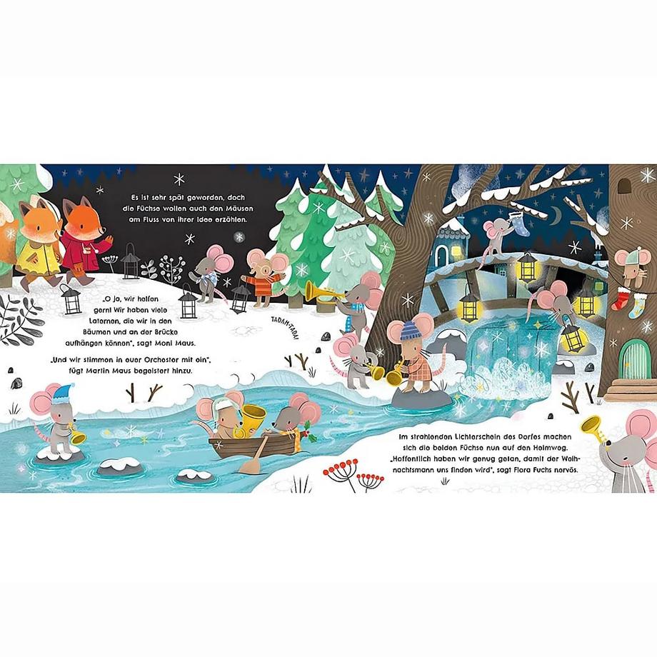 Mein Lichter-Klangbuch: Findet uns der Weihnachtsmann? Taplin, Sam; Wray, Jordan (Illustrationen) Gebundene Ausgabe 