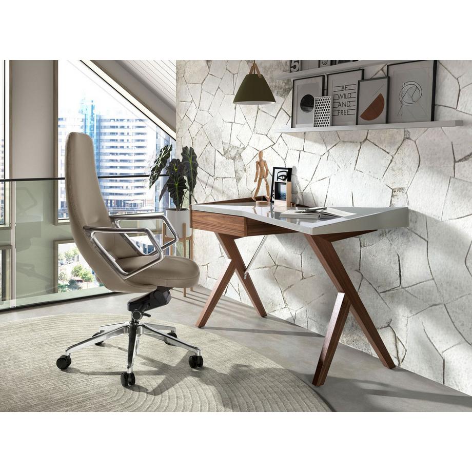 ANGEL CERDA Fauteuil de bureau pivotant en similicuir  
