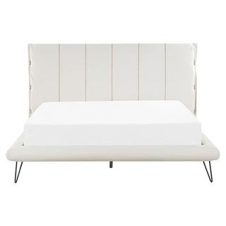 Beliani Bett mit Lattenrost aus Kunstleder Modern BETIN  