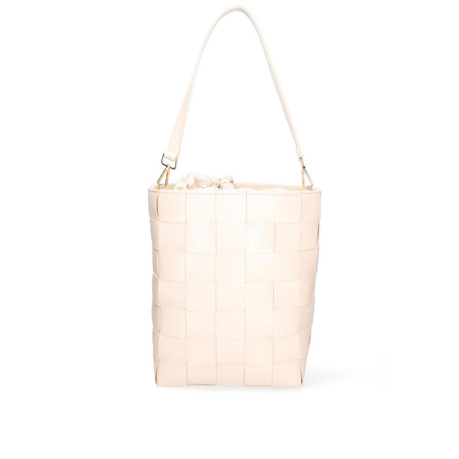 Gave Lux Sac à bandoulière en cuir avec cordon de serrage  