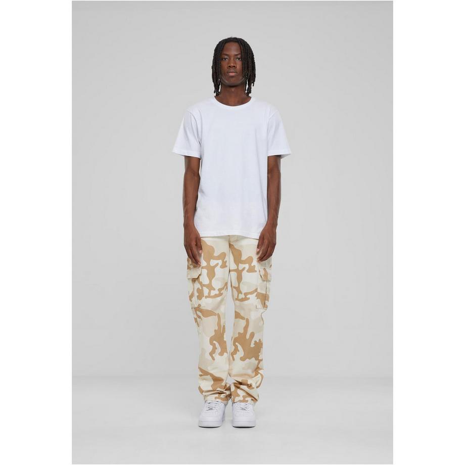URBAN CLASSICS Pantalon Cargo Camo Coupe Droite  