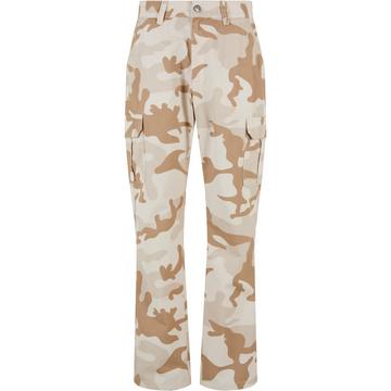 pantalon cargo straight leg camo