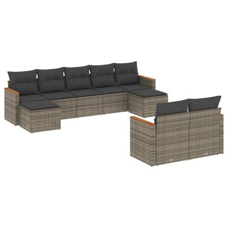 VidaXL Garten sofagarnitur poly-rattan  