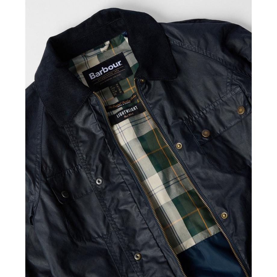 Barbour Arlo Utility Wax Jacket Royal  