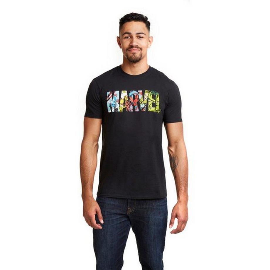MARVEL Comic Logo Regular Fit T-Shirt  