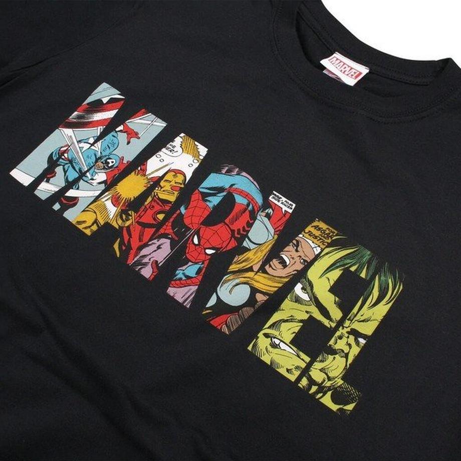 MARVEL Comic Logo Regular Fit T-Shirt  