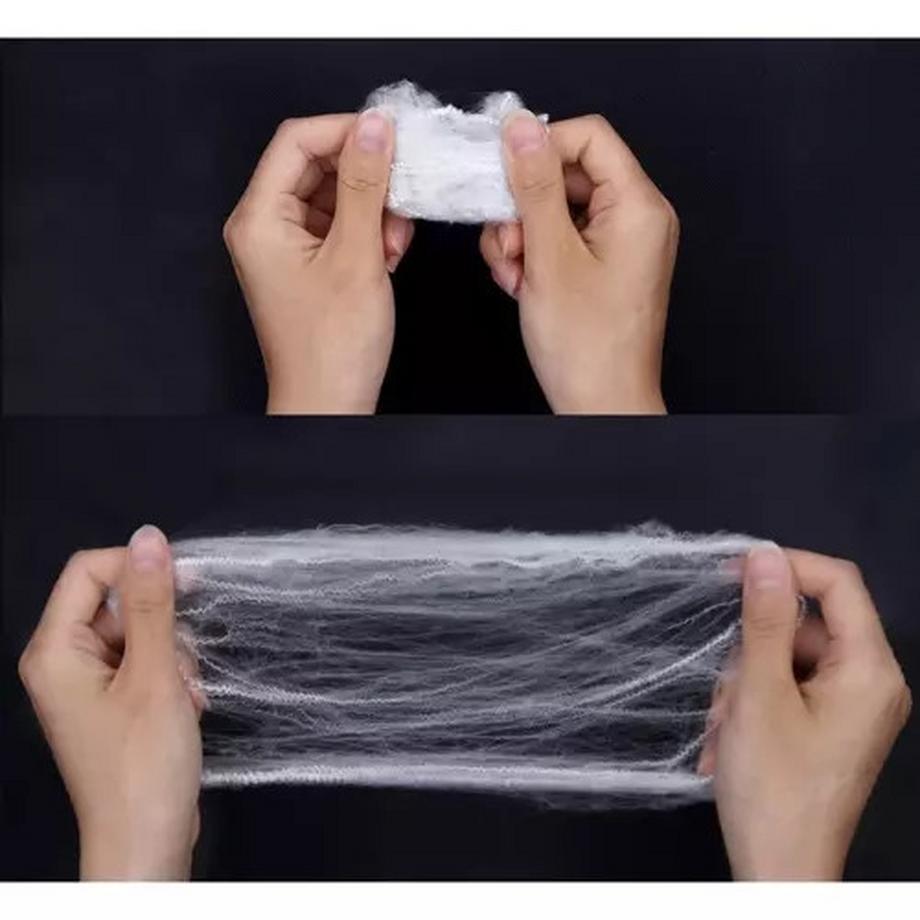 Malatec  Toile d'araignée artificielle + 2 araignées Malatec 19759 