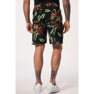 JP1880  Bermuda à imprimé tropical et taille élastique - jusqu'au 8 XL 