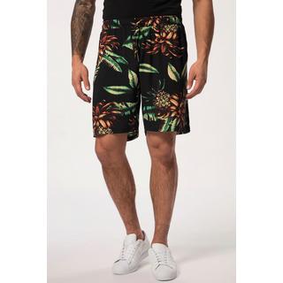 JP1880  Bermuda à imprimé tropical et taille élastique - jusqu'au 8 XL 