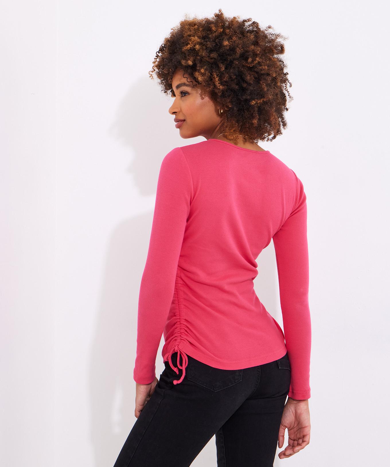 Joe Browns Haut Côtelé Manches Longues à Nouer sur le Côté  