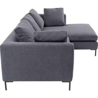 KARE Design Canapé d&#039;angle Gianni Gris Droite  